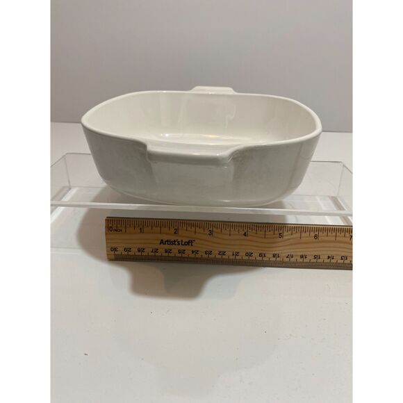 CorningWare Cornflower No Lid 1 Qt Casserole 8-3 8 3/4”x8 3/4”x3” USA 1958-1987 - Picture 8 of 9